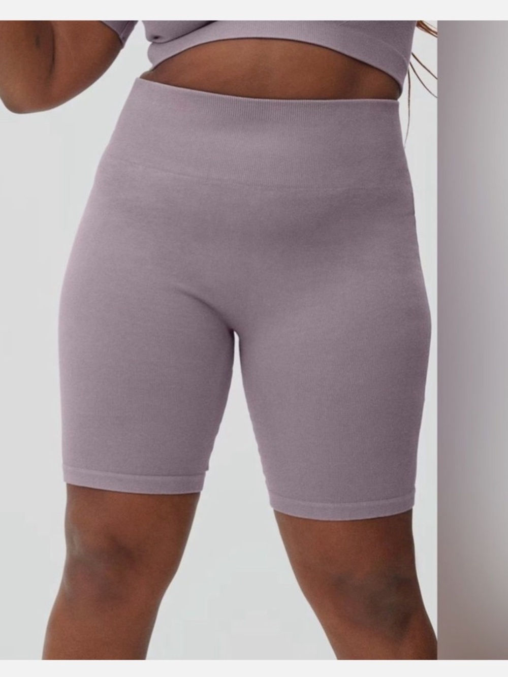 Everlane The Seamless Bike Short Light Purple Size XL/XXL NWT - Picture 3 of 10